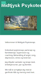 Mobile Screenshot of midtjyskpsykoterapi.dk