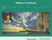 Tablet Screenshot of midtjyskpsykoterapi.dk